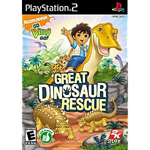Go Diego Go Great Dinosaur Rescue Sony Playstation 2 PS2 Game