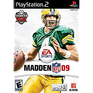 Madden 2009 Sony Playstation 2 PS2 Game