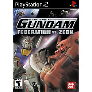 Mobile Suit Gundam Federation VS Zeon Sony Playstation 2 PS2 Game