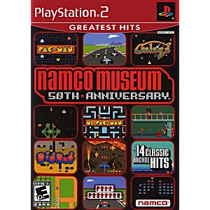 Namco Museum 50th Anniversary Sony Playstation 2 PS2 Game