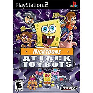 Nicktoons Attack of the Toybots Sony Playstation 2 PS2 Game
