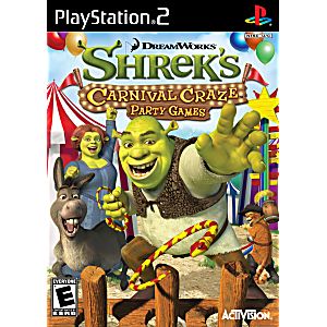 Shrek's Carnival Craze Party Games Sony Playstation 2 PS2 Game