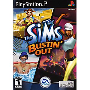 The Sims Bustin Out Sony Playstation 2 PS2 Game