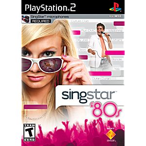 Singstar 80s Sony Playstation 2 PS2 Game