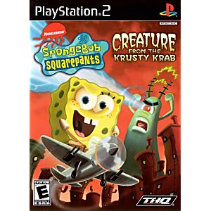 Spongebob Creature from the Krusty Krab Sony Playstation 2 Ps2 Game