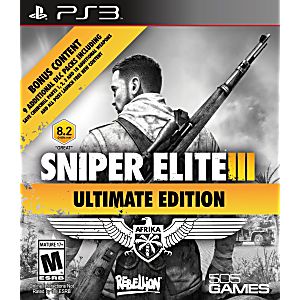 Sniper Elite III 3 Ultimate Edition Sony Playstation 3 PS3 Game