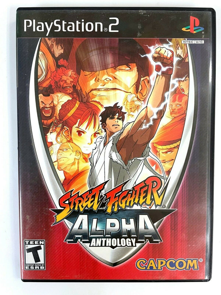Street Fighter Alpha Anthology Sony Playstation 2 Ps2 Game